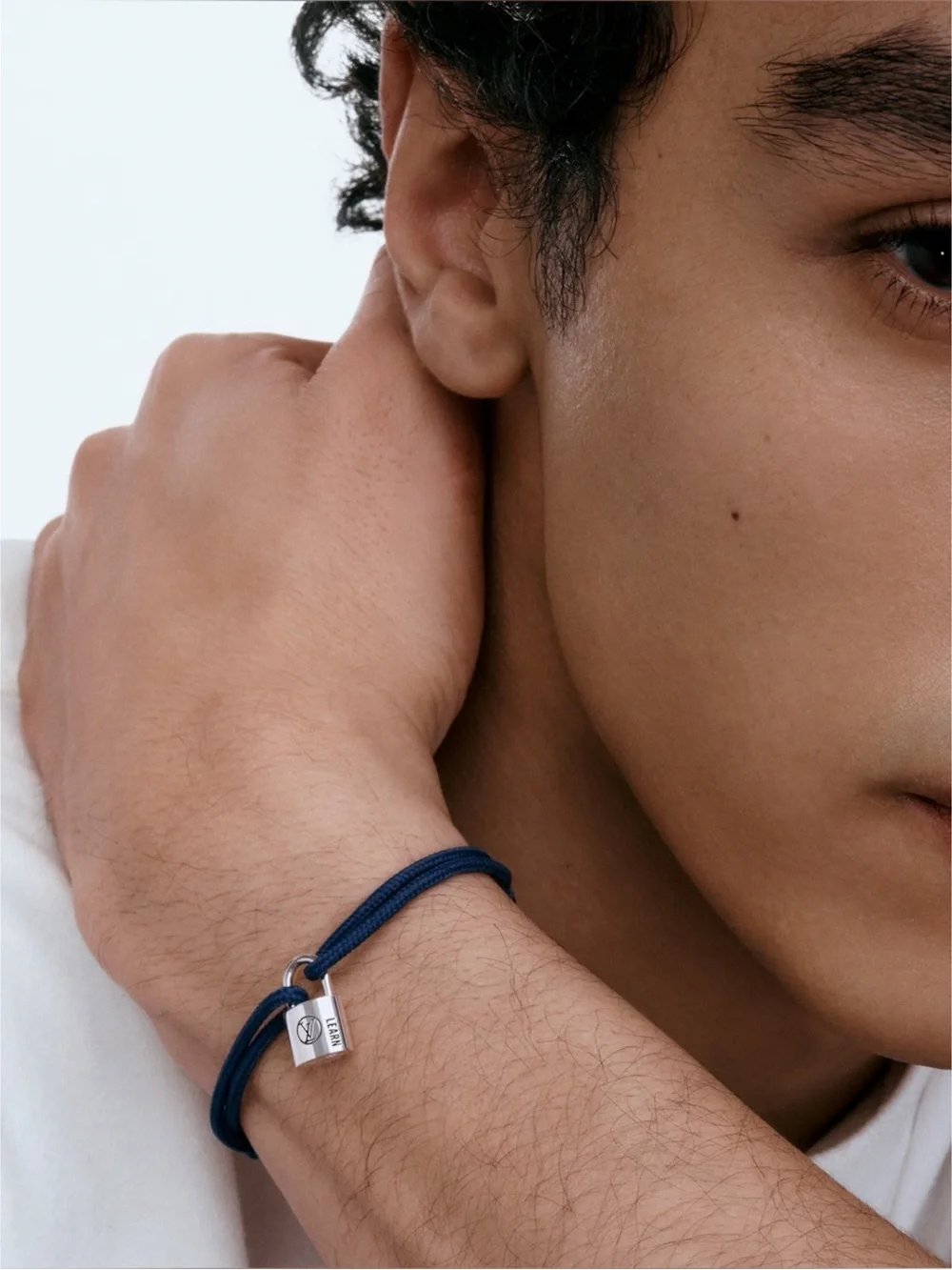Louis Vuitton X UNICEF 925 Sterling Silver Lockit Bracelet